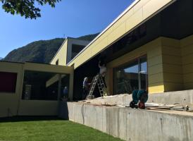 Asilo Lumino Spanndecke schwarz hochglanz