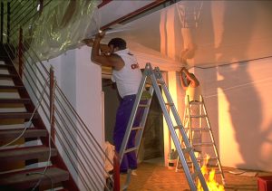 Montage bei offenem Feuer