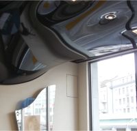 3D-Spanndecke , schwarz hochglanz