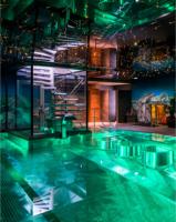 Hotel Silvana schwarz hochglanz m it Sternenhimmel 