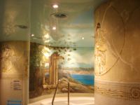 Hotel Alpenrösli, Wandbemalung mit hochglanz Spanndecke Hotel Alpenrösli, Wandbemalung mit hochglanz Spanndecke